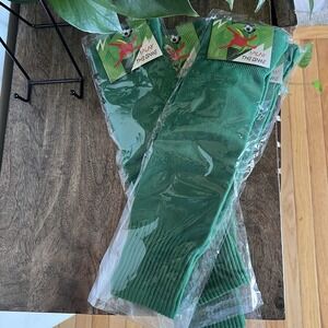 PLAY THE GAME 1 Pair GREEN Football/Soccer Socks Men‎ Women US 7-13